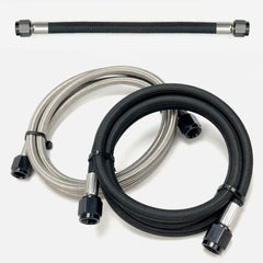 6AN Hose With 6AN Straight To 6AN Straight Hose End (Sold By The Inch)