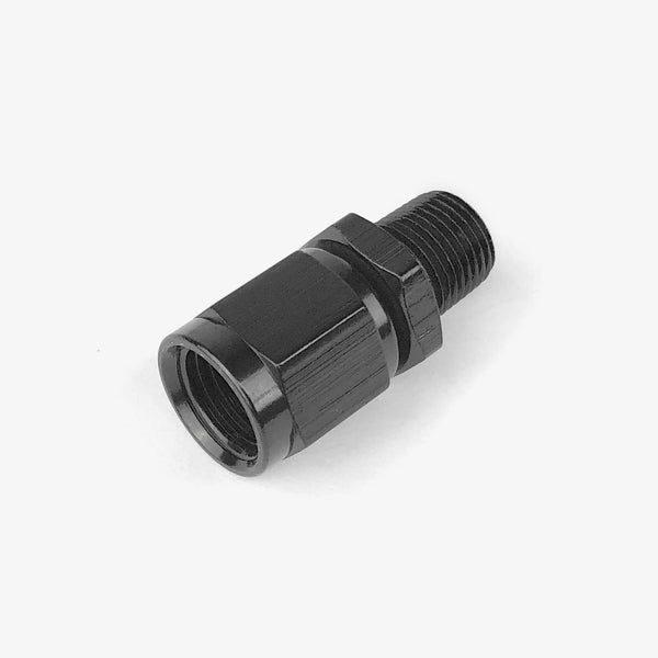 Speed Daddy 8-AN Female To 1/4" NPT Male Red Aluminum Reducer Fitting – Anodized