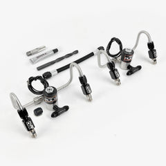ProMeth Signature Series 4 Cylinder Direct Port With Straight Nozzle Holders & Dual Solenoids (Pre-Bent)
