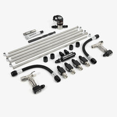 ProMeth Signature Series 4 Cylinder Direct Port With Split Block, Solenoid, Check Valves & Straight Nozzle Holders (uBend It)