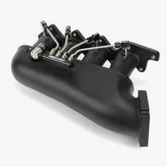 4 Cylinder Direct Port With Inline Distribution Block & Tall Elbow Nozzle Holders (Seamless Tubing)