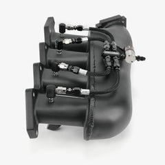 4 Cylinder Direct Port With Split Distribution Block & Low Elbow Nozzle Holders (Braided Hoses)