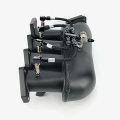 4 Cylinder Direct Port With Split Distribution Block & Tall Elbow Nozzle Holders (Braided Hoses)