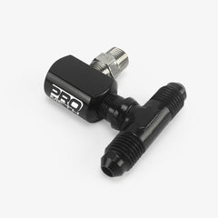 NPT Elbow Nozzle Holder With 4AN Tee Fitting