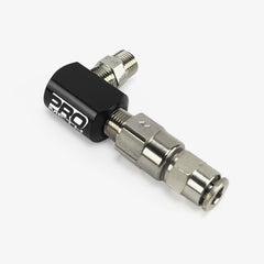 NPT Elbow Nozzle Holder With Check Valve & 1/4" Push Fitting