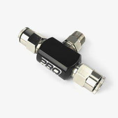 NPT Tee Nozzle Holder With 1/4” Push Fittings