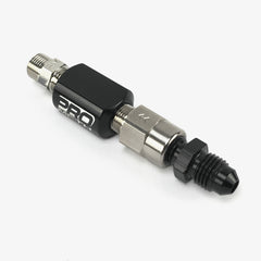 NPT Straight Nozzle Holder With Check Valve & 4AN Fitting