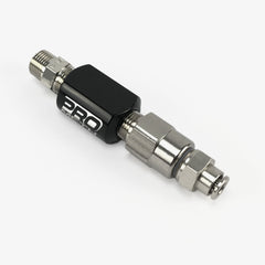 NPT Straight Nozzle Holder With Check Valve & 5/32" Push Fitting