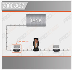 1/4 NPT Inline Filter, 100 Micron (Pre Pump)