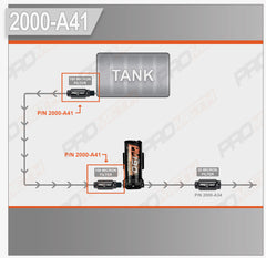 1/4 NPT Female To 3/8 NPT Male Inline Filter, 100 Micron (Pre Pump)