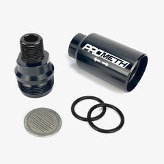 1/4 NPT Female To 3/8 NPT Male Inline Filter, 100 Micron (Pre Pump)