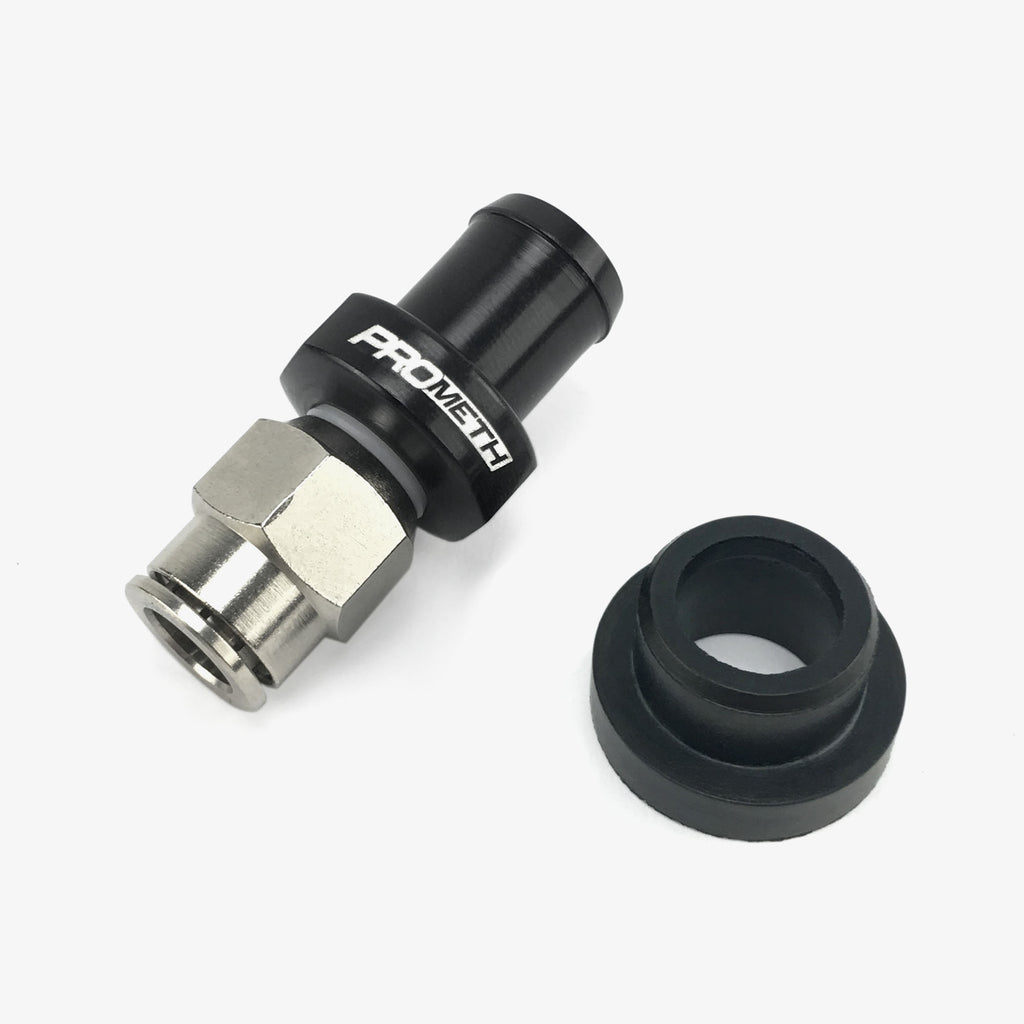 3/8" Push Connect Straight Tank Outlet Fitting