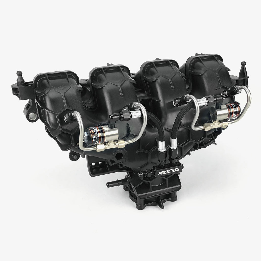ProMeth Signature Series 4 Cylinder Direct Port With Split Block, Dual Solenoids & Straight Nozzle Holders (uBend It)