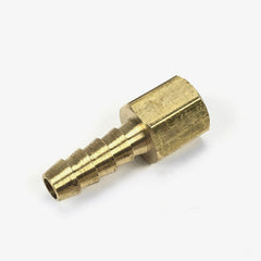 1/8 NPT Female To 1/4" Barb Fitting, Brass
