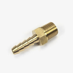 1/8 NPT Male To 3/16" Barb Fitting, Brass