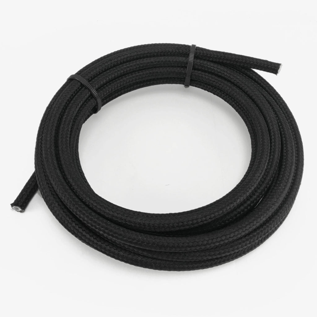 6AN Stainless Steel Braided PTFE Hose (Sold By The foot)
