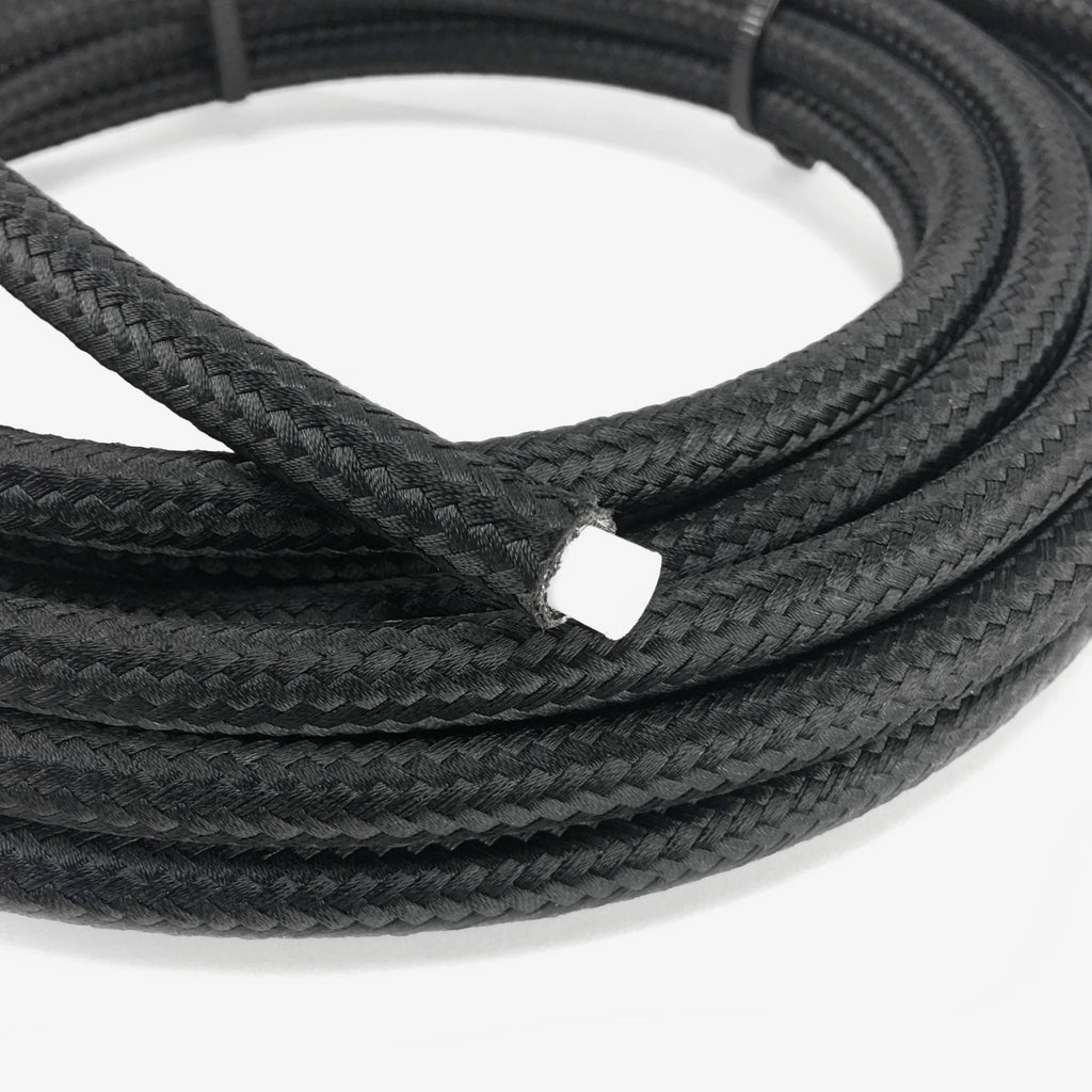 8AN Stainless Steel Braided PTFE Hose (Sold By The foot)
