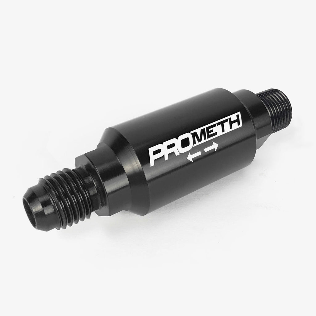 Filter 80an 8AN Inline Filter To 3/8 NPT, 100 Micron (Pre Pump) – ProMeth