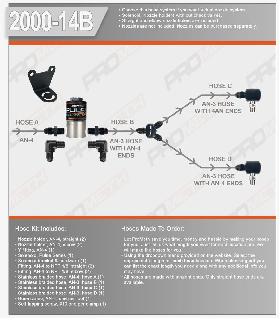 Hose Kit 2000-14B