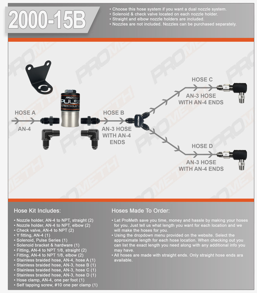 Hose Kit 2000-15B